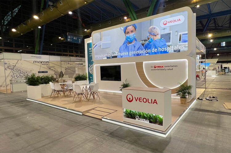 stand Veolia para Congreso Nacional de Ingeniería en el sector de la Sanidad